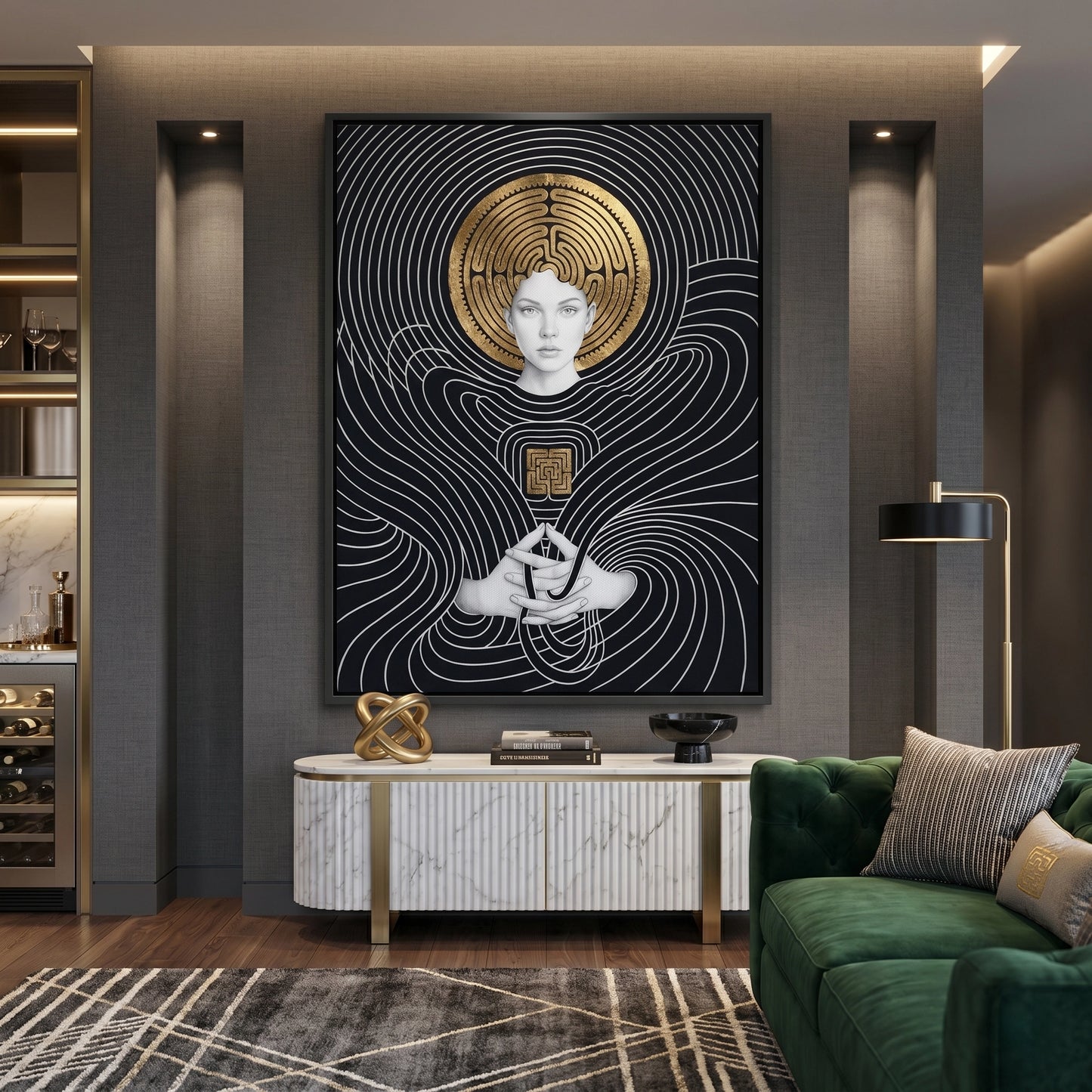 2The Golden Labyrinth - Canvas