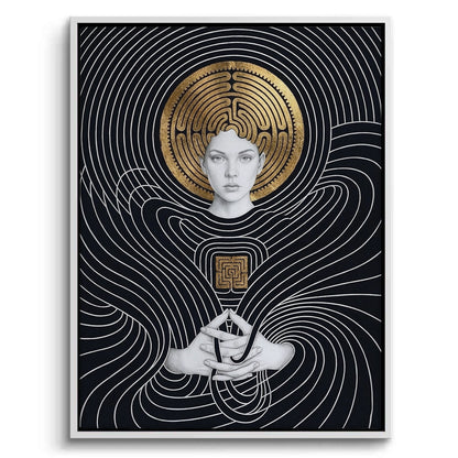 The Golden Labyrinth - Canvas