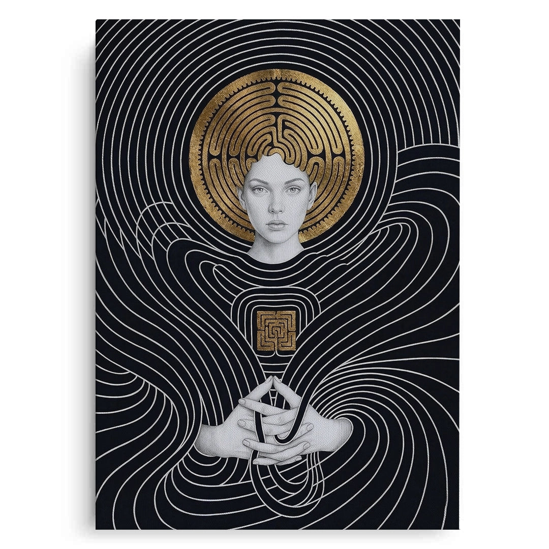 2The Golden Labyrinth - Canvas