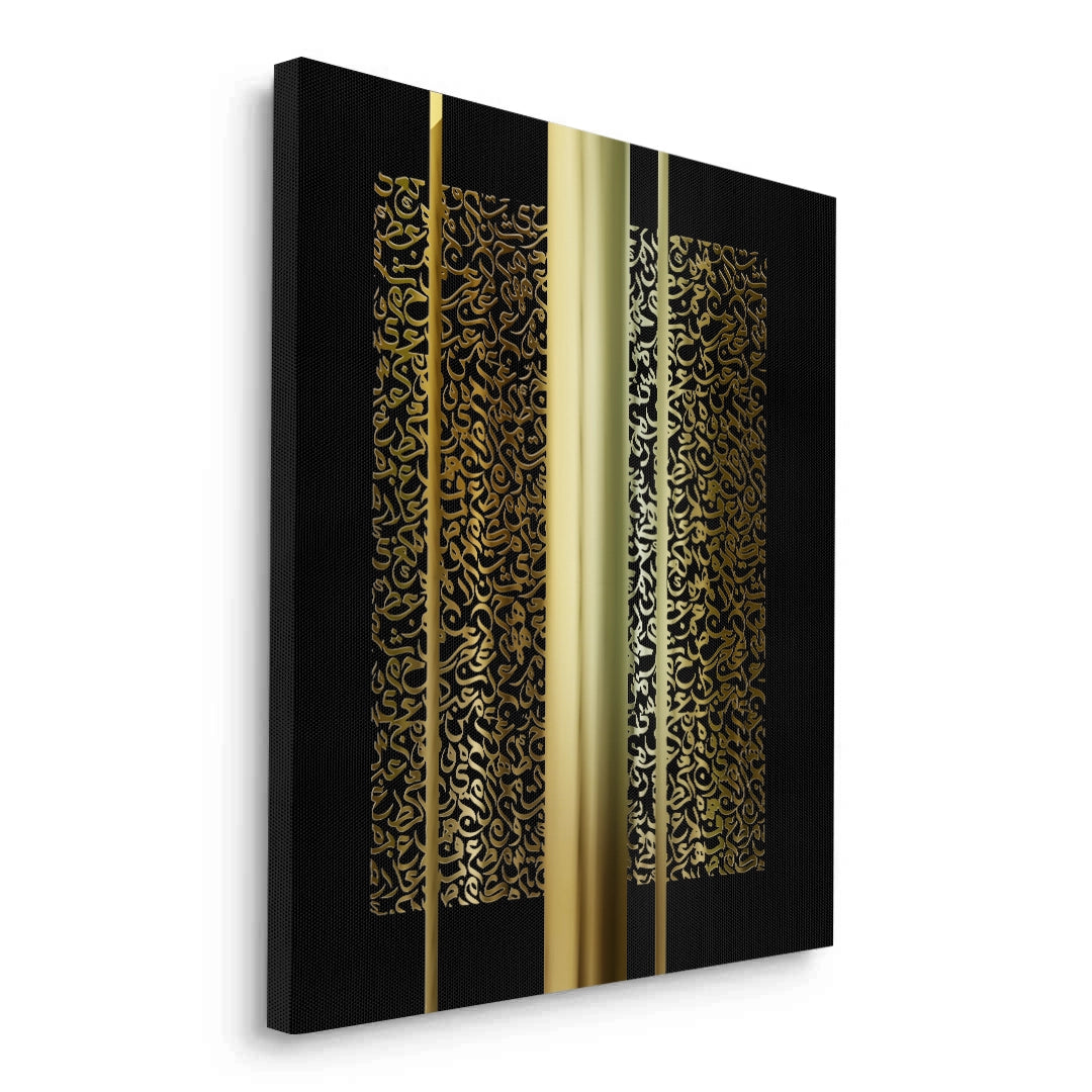 2The Golden Pillars - Canvas