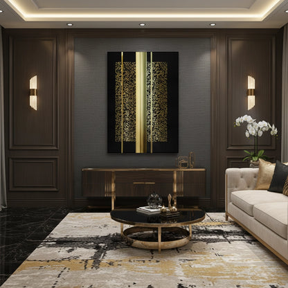 The Golden Pillars - Canvas