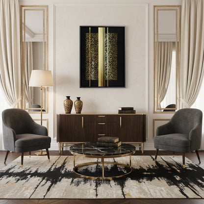 The Golden Pillars - Canvas