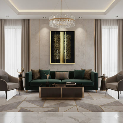 The Golden Pillars - Canvas