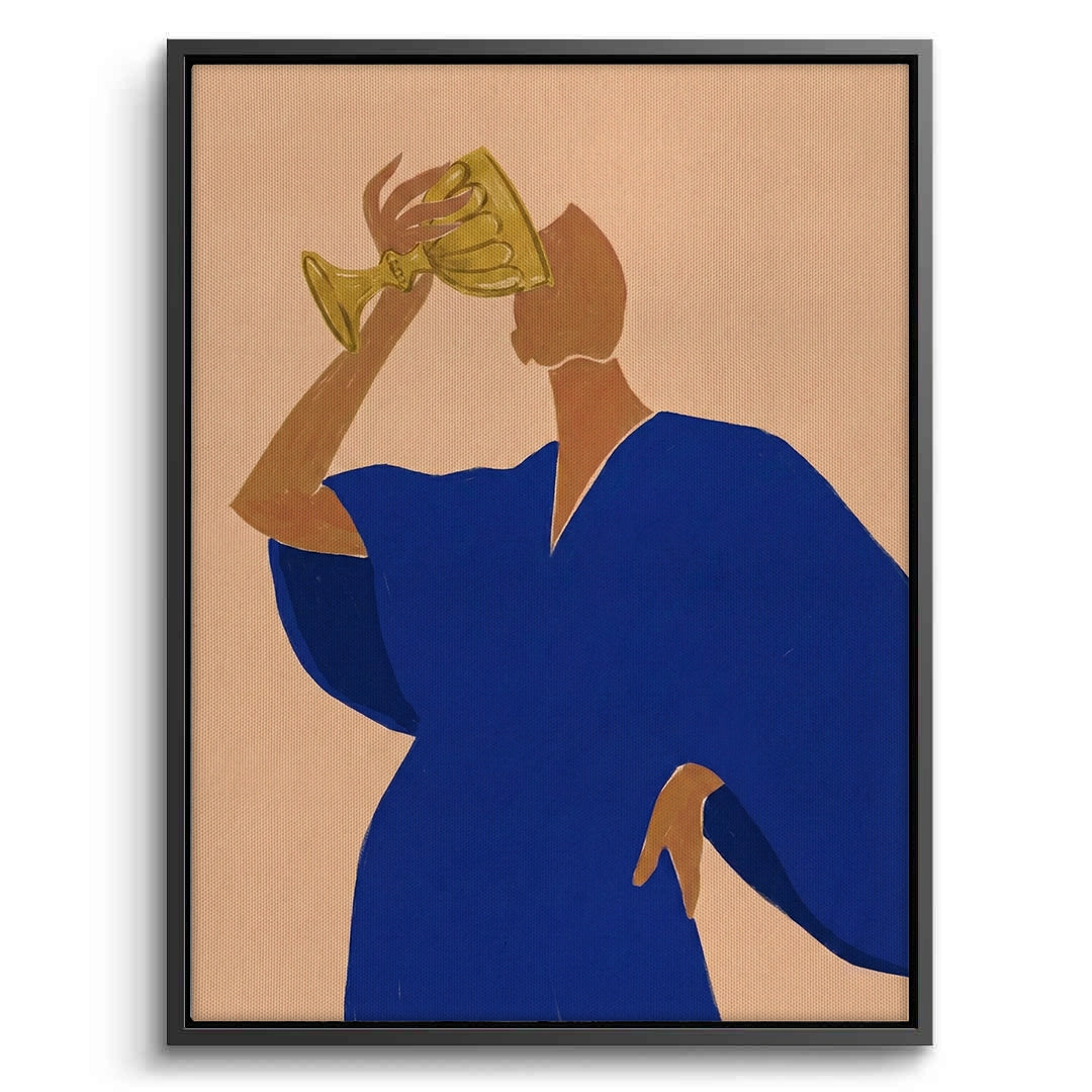 2The Golden Sip - Canvas