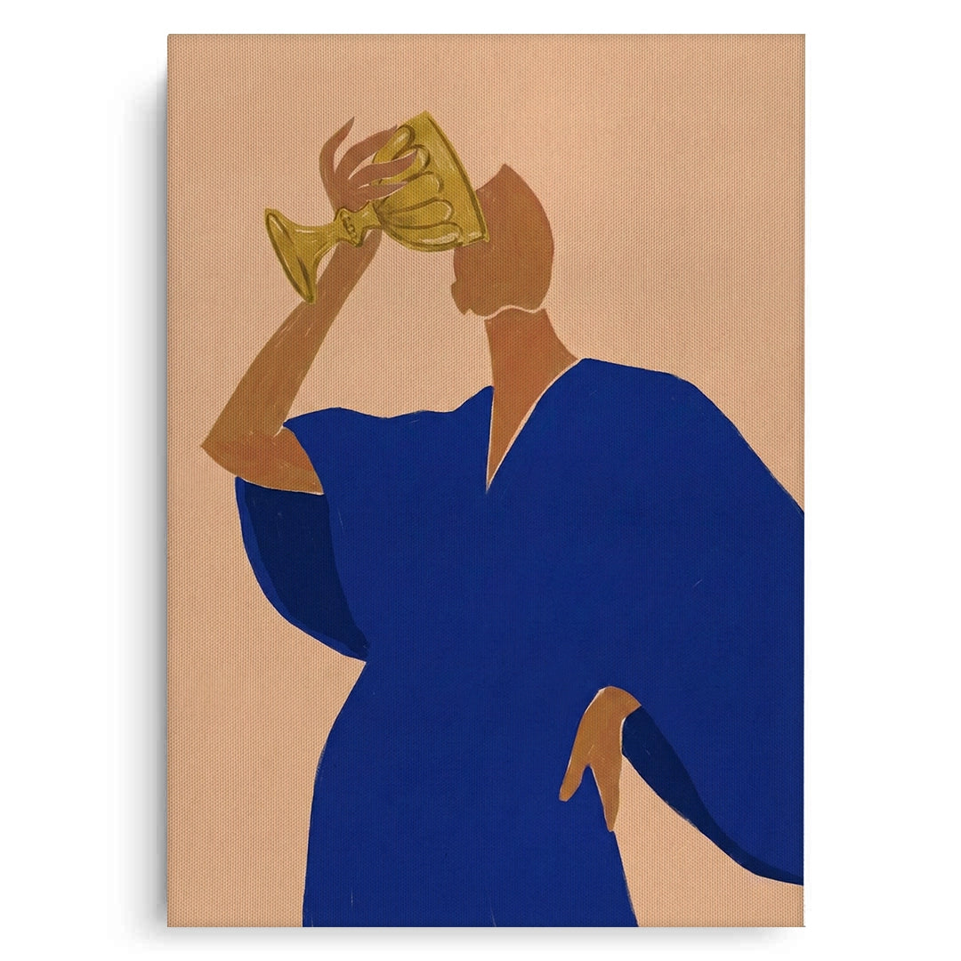 2The Golden Sip - Canvas