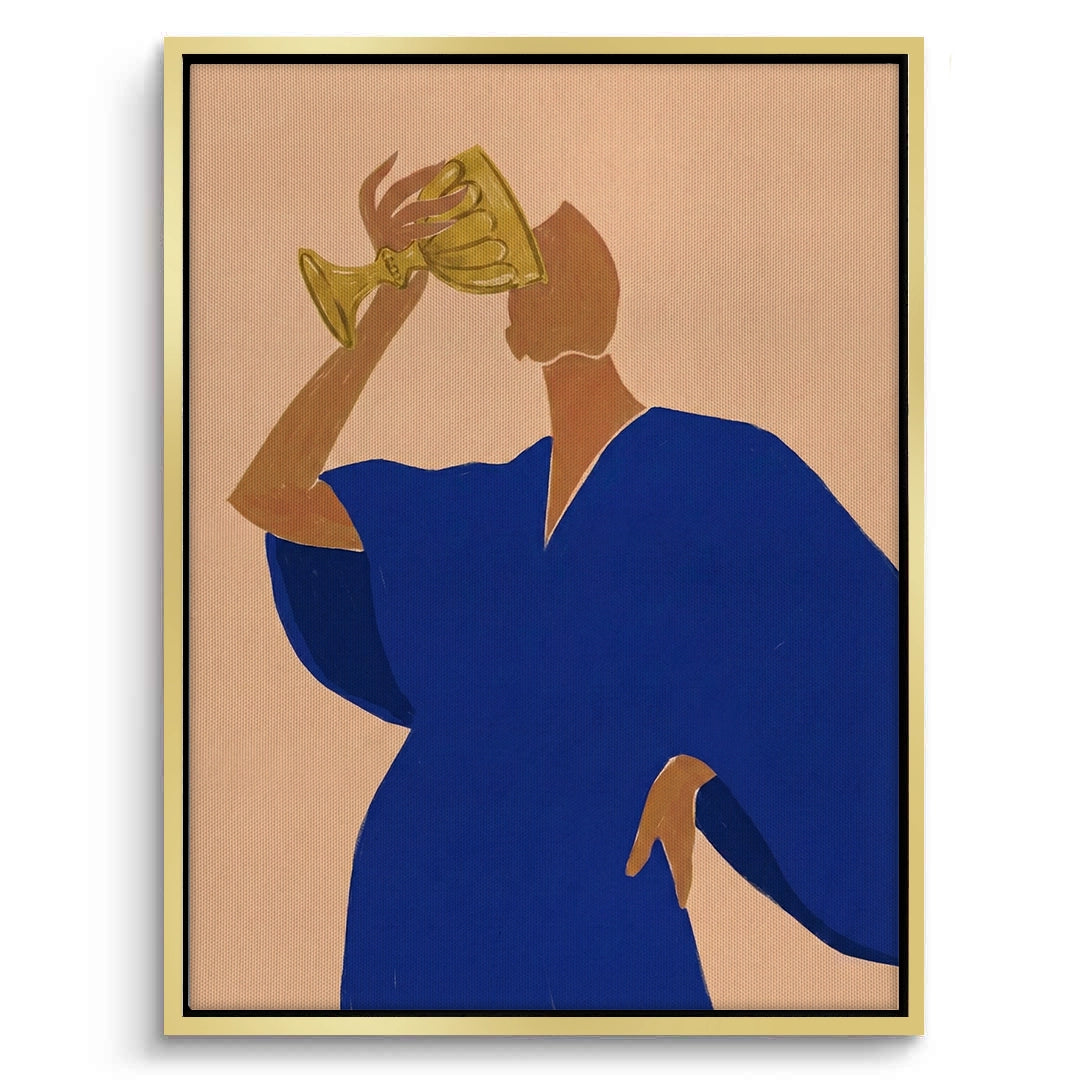 2The Golden Sip - Canvas