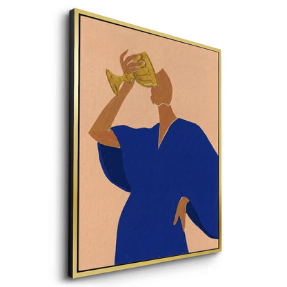 The Golden Sip - Canvas