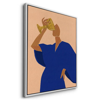 The Golden Sip - Canvas