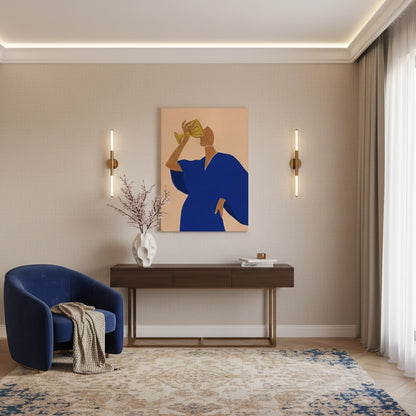 The Golden Sip - Canvas