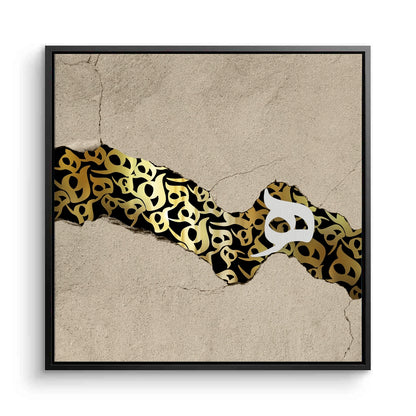 The Golden Veil - Canvas