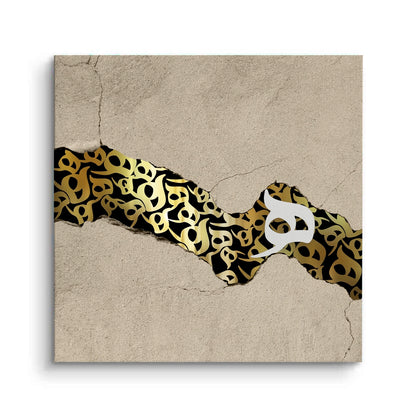 The Golden Veil - Canvas