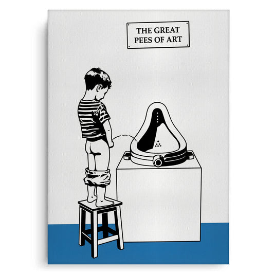 The Great Pees of Art - Canvas