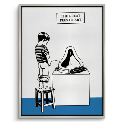The Great Pees of Art - Canvas
