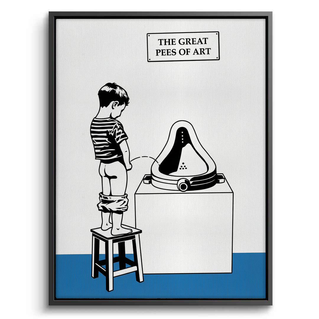 2The Great Pees of Art - Canvas