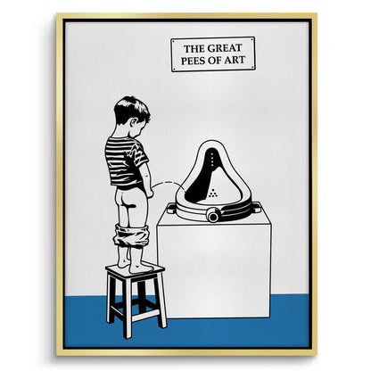 The Great Pees of Art - Canvas
