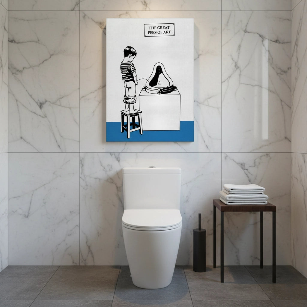 2The Great Pees of Art - Canvas