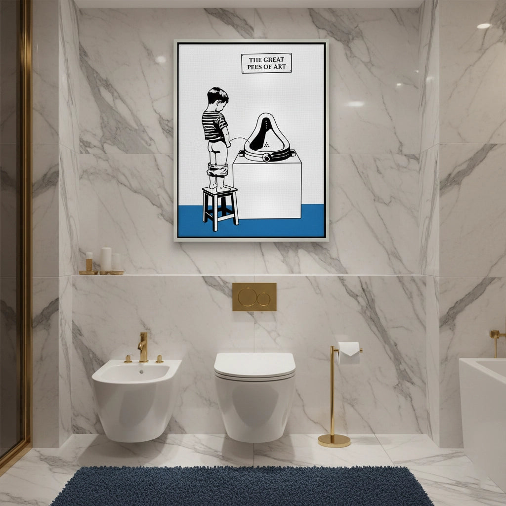 2The Great Pees of Art - Canvas