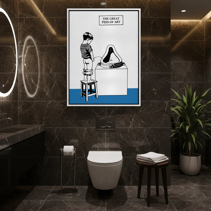 The Great Pees of Art - Canvas