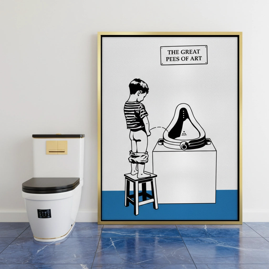 2The Great Pees of Art - Canvas