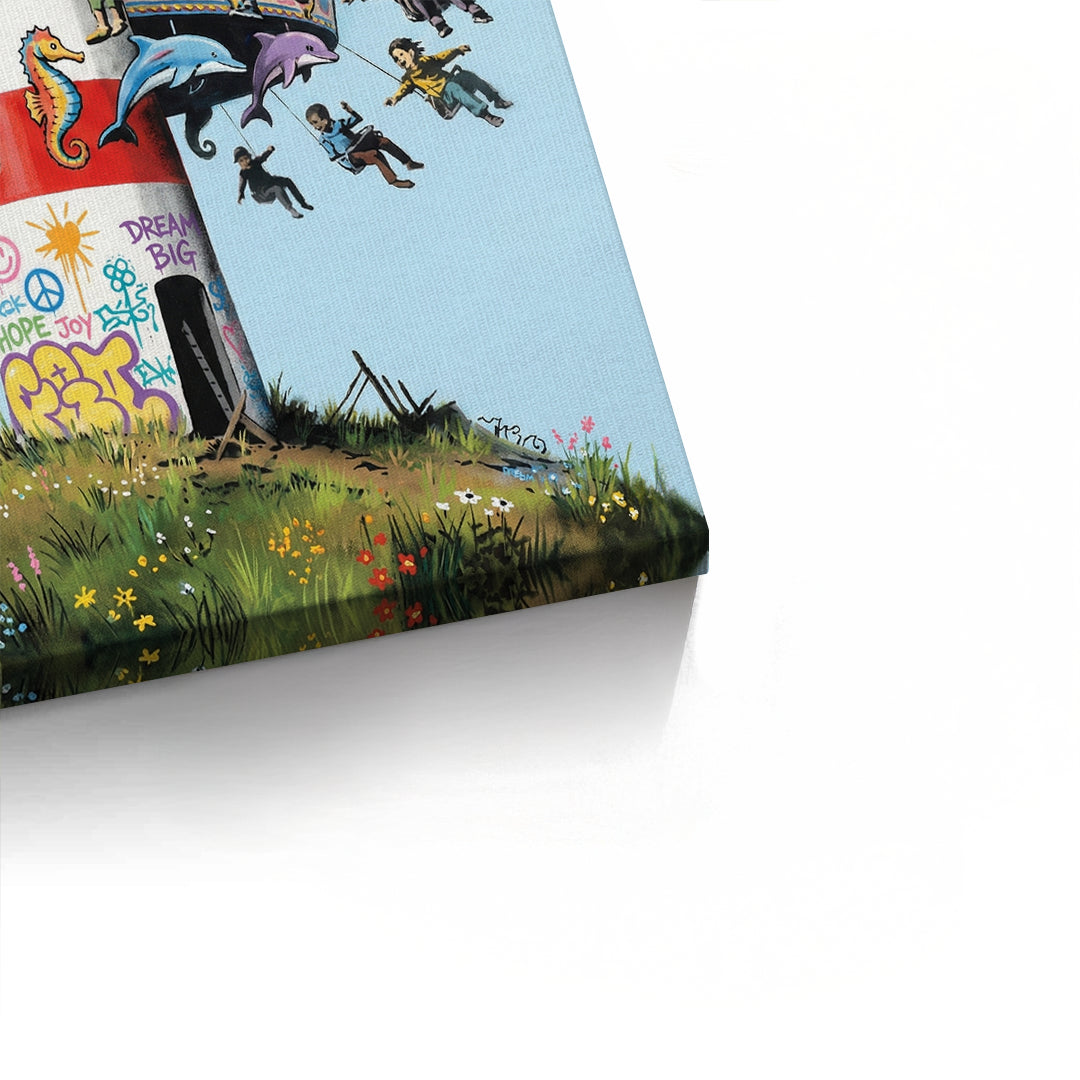 2The Lighthouse Carousel - Canvas