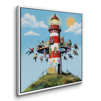 The Lighthouse Carousel - Canvas