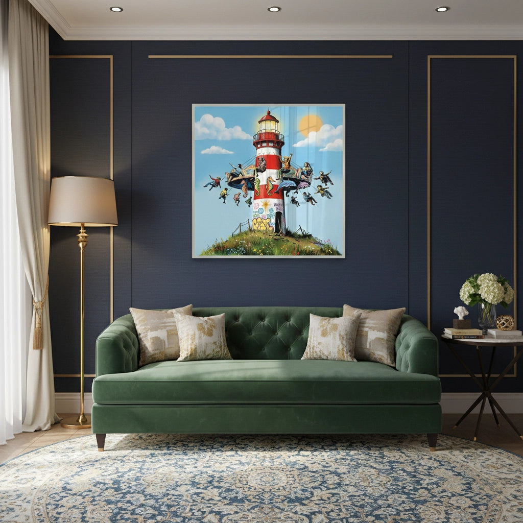 2The Lighthouse Carousel - Fine Art