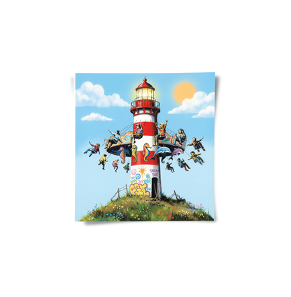 The Lighthouse Carousel - Poster