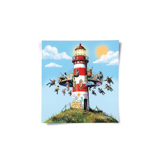The Lighthouse Carousel - Poster