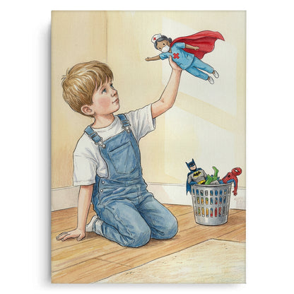 The New Superhero - Canvas