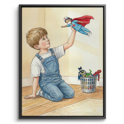 The New Superhero - Canvas