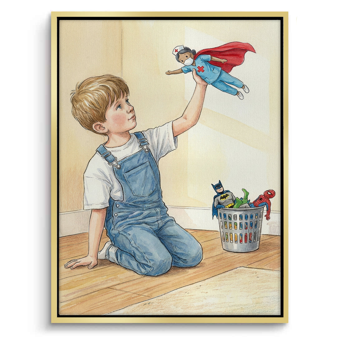 2The New Superhero - Canvas