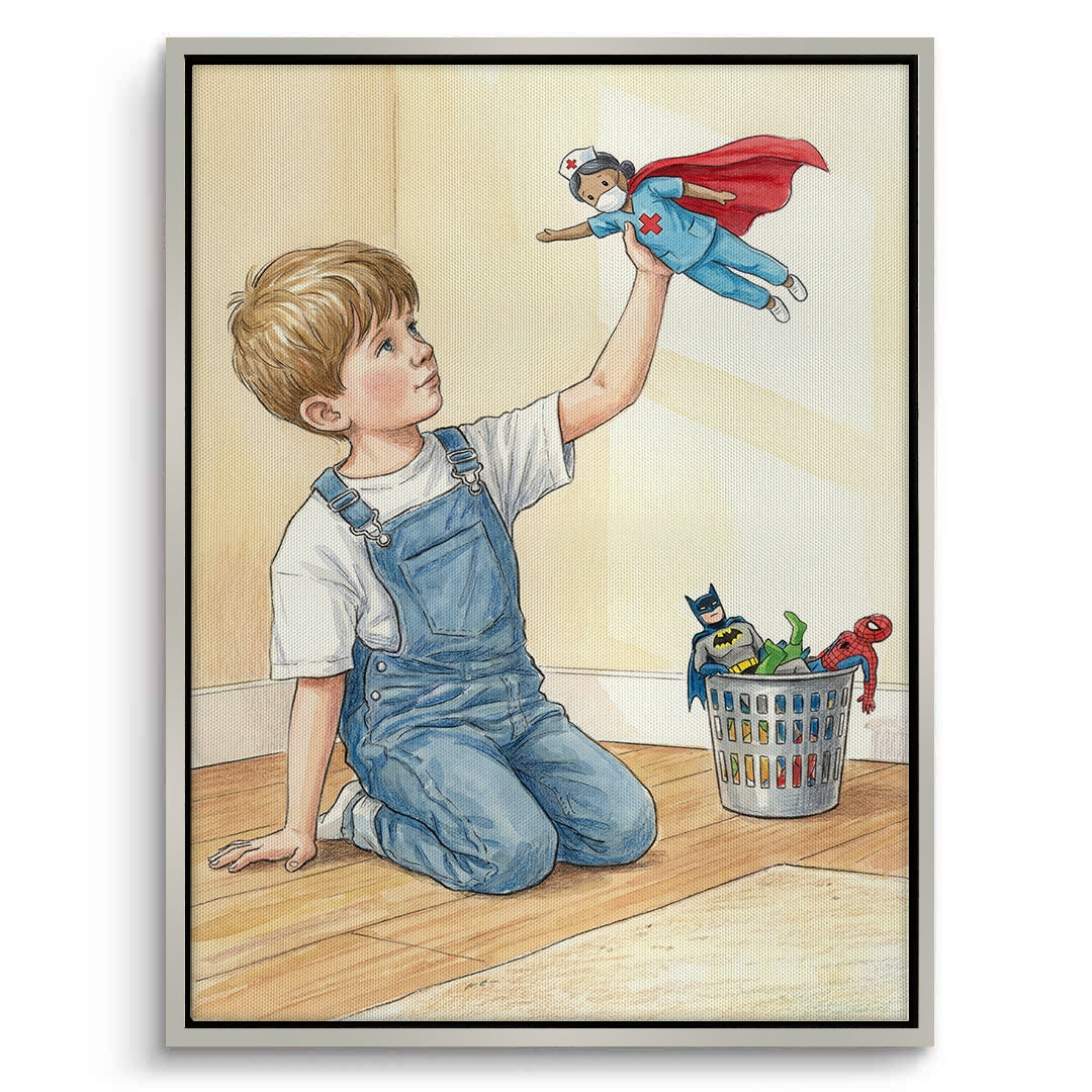 2The New Superhero - Canvas