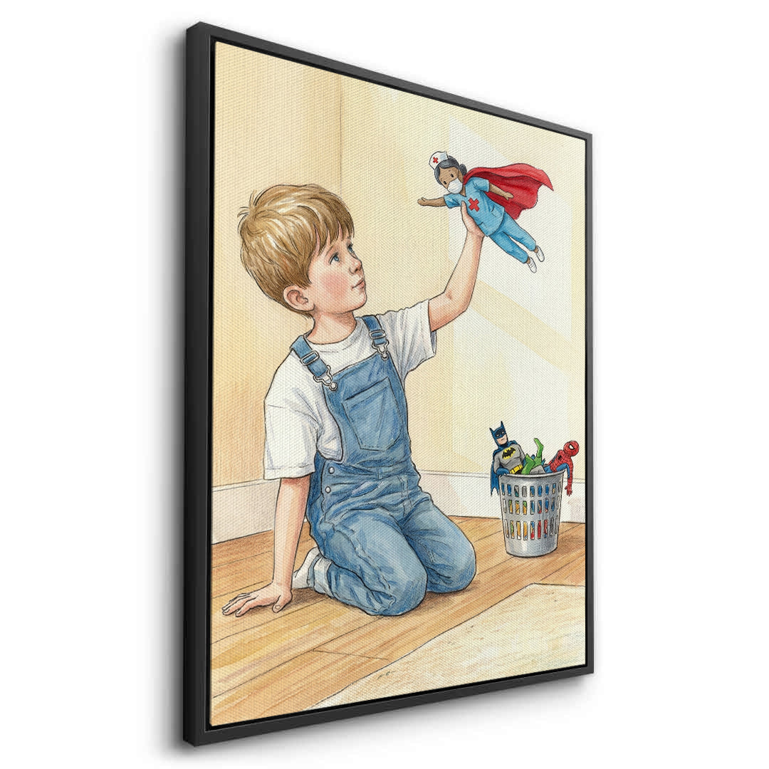 2The New Superhero - Canvas