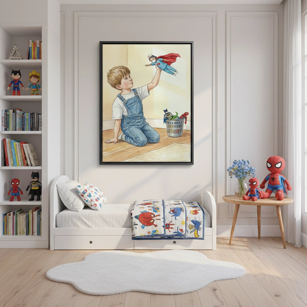 2The New Superhero - Canvas