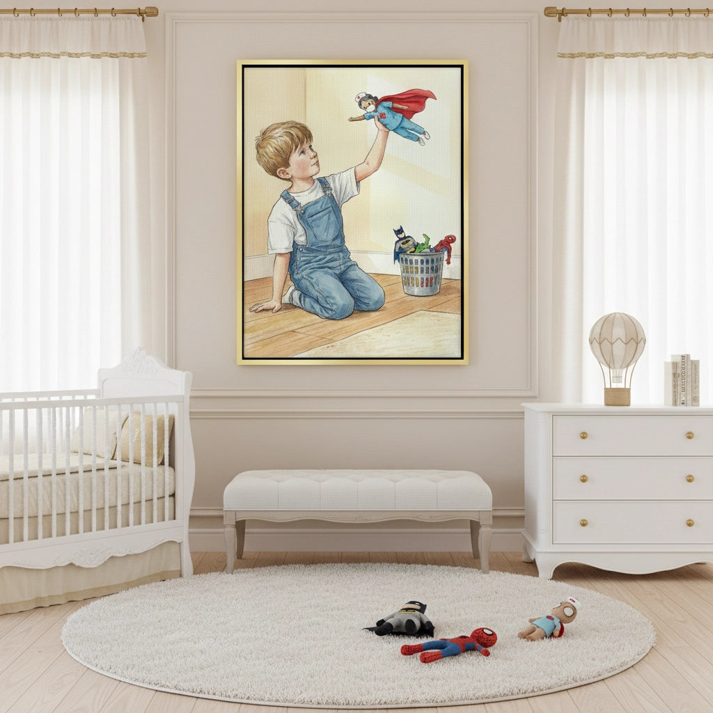 2The New Superhero - Canvas