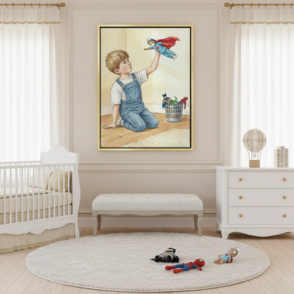 The New Superhero - Canvas