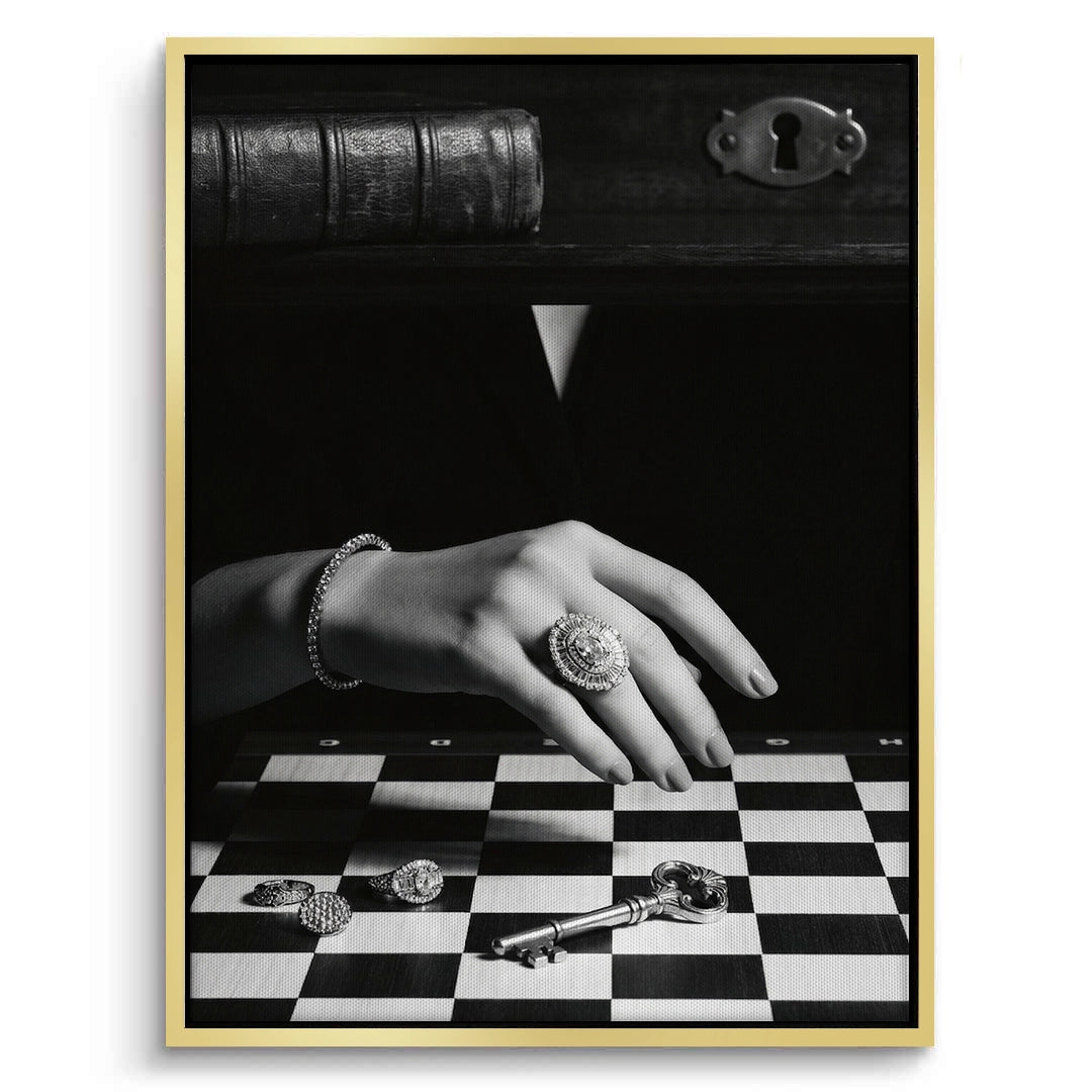 2The Queen’s Gambit Noir - Canvas