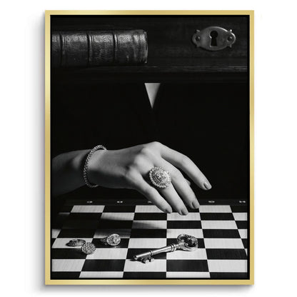 The Queen’s Gambit Noir - Canvas