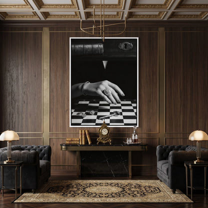 The Queen’s Gambit Noir - Canvas