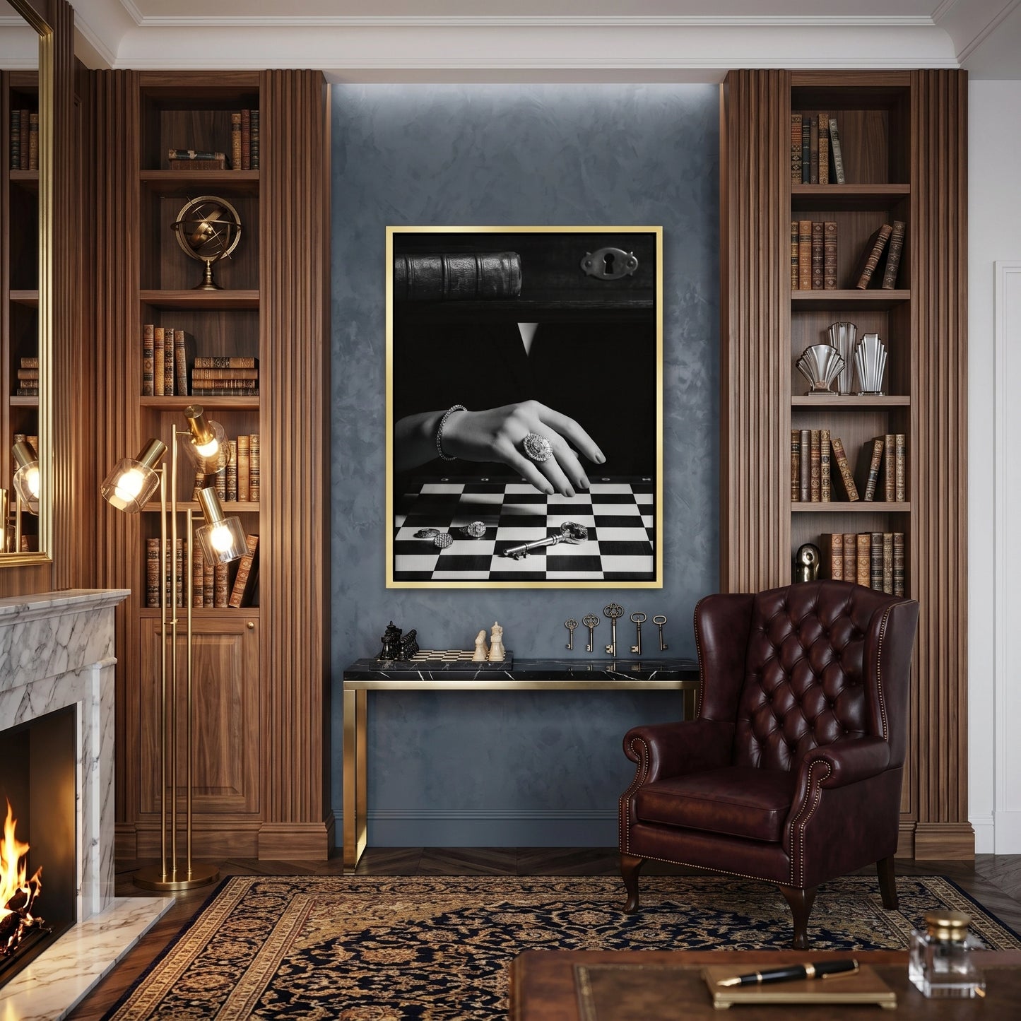 2The Queen’s Gambit Noir - Canvas
