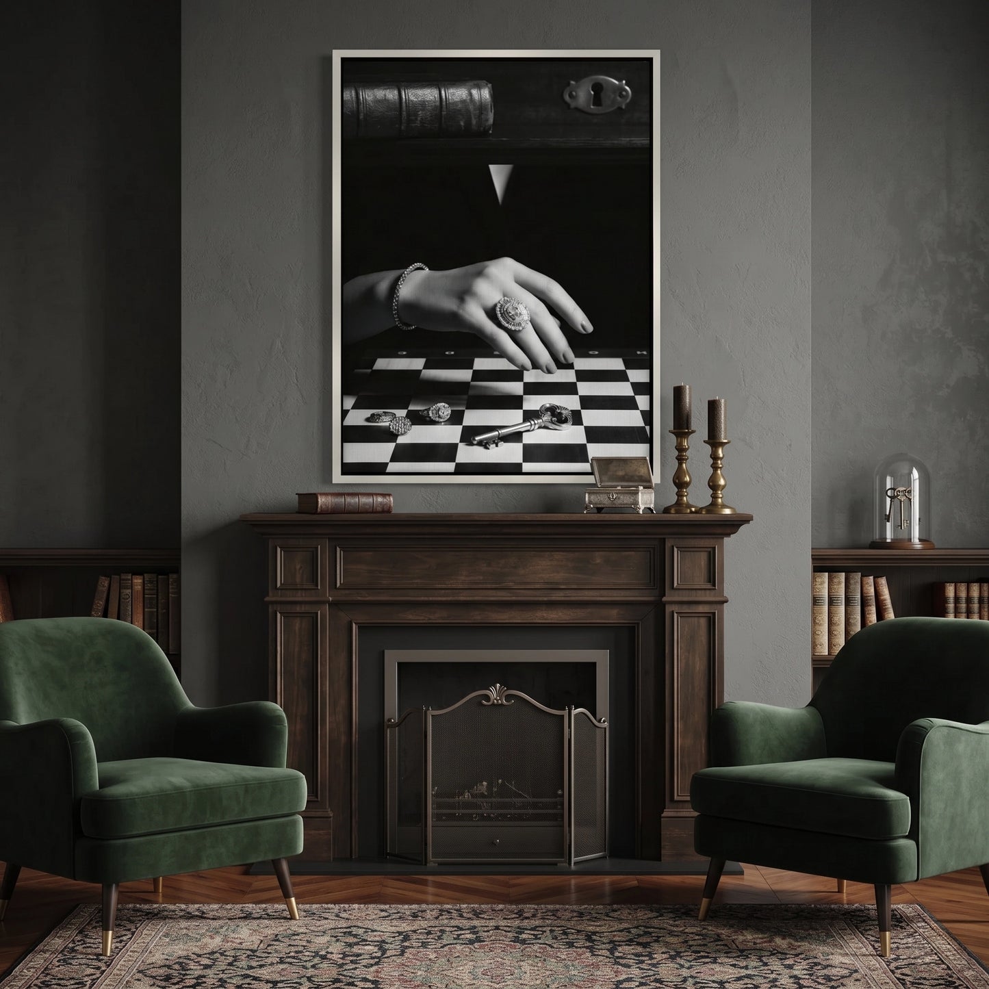 2The Queen’s Gambit Noir - Canvas