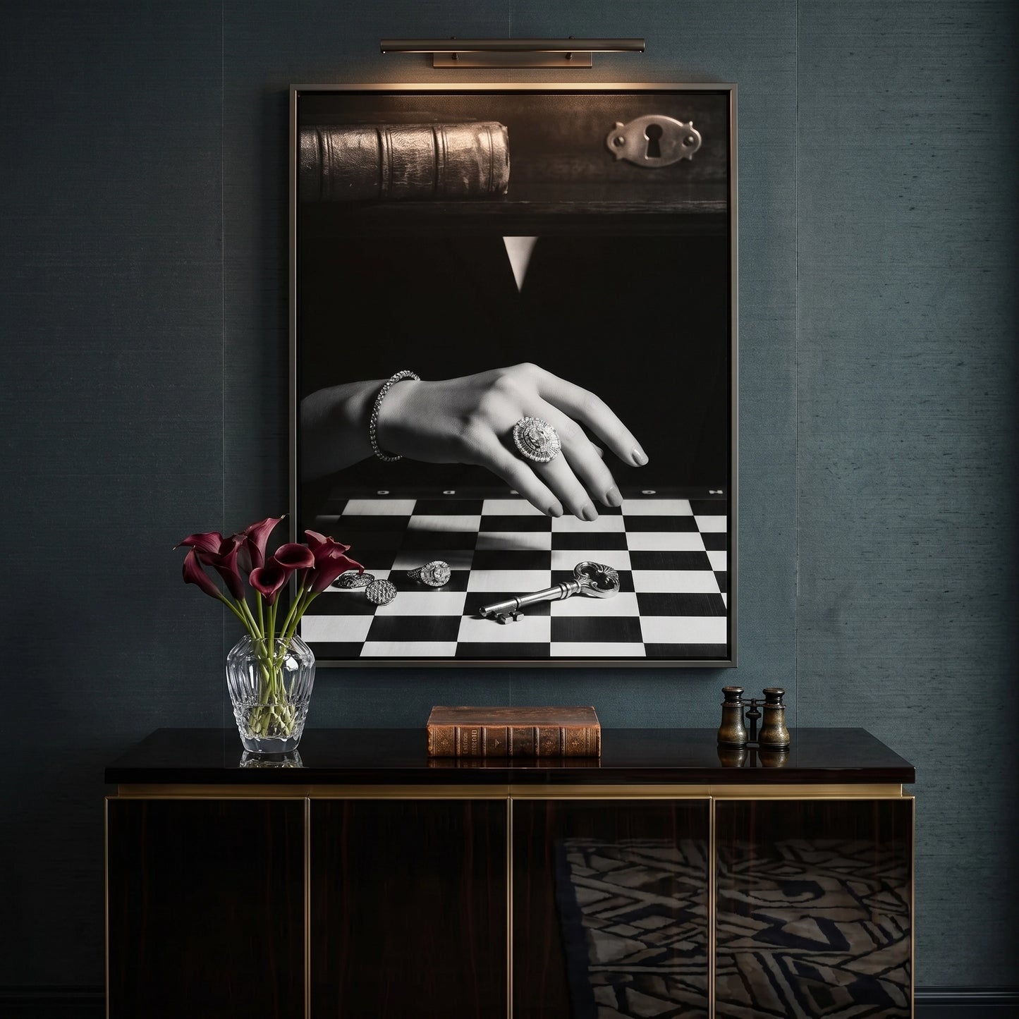 2The Queen’s Gambit Noir - Canvas