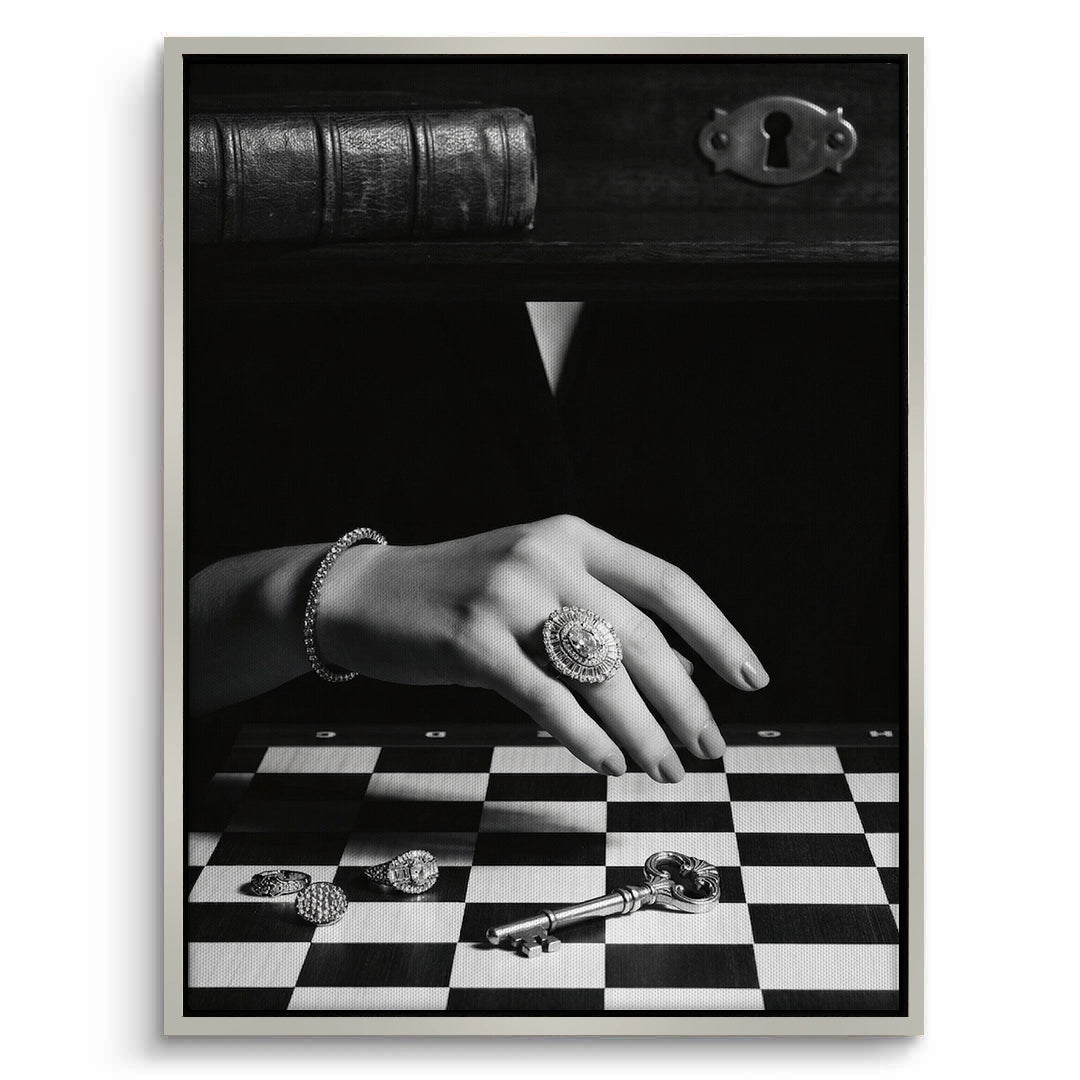 2The Queen’s Gambit Noir - Canvas