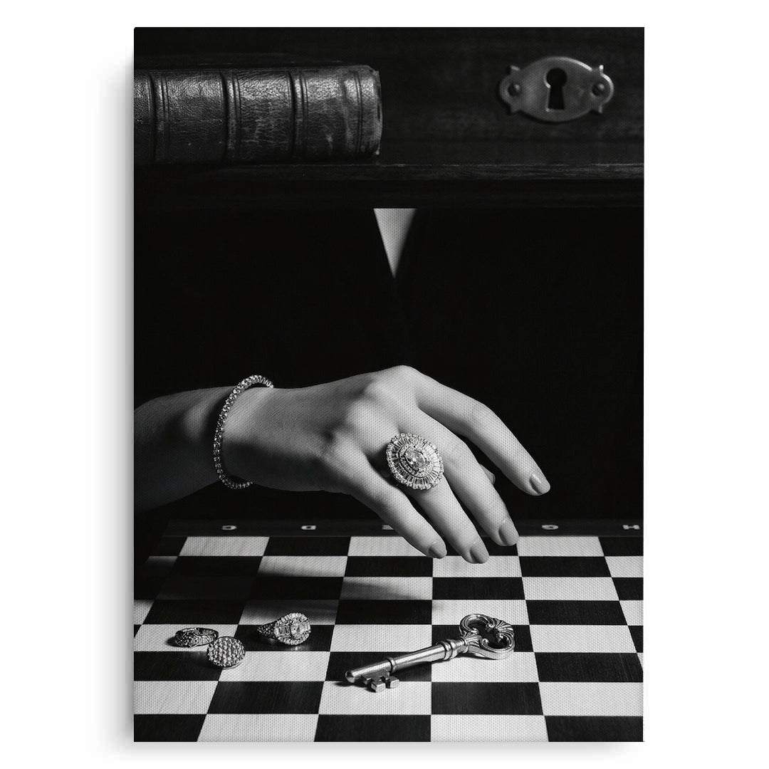 2The Queen’s Gambit Noir - Canvas