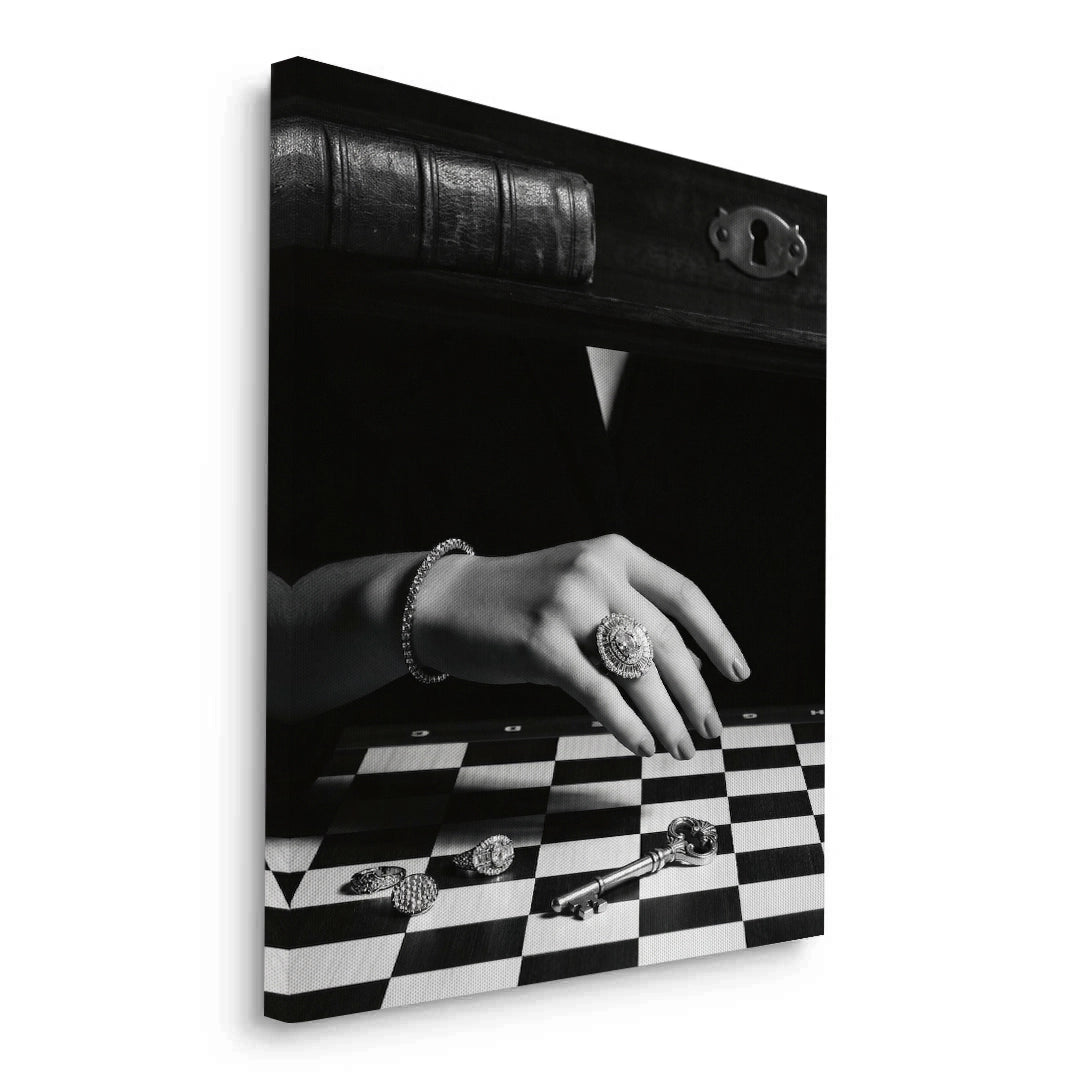 2The Queen’s Gambit Noir - Canvas
