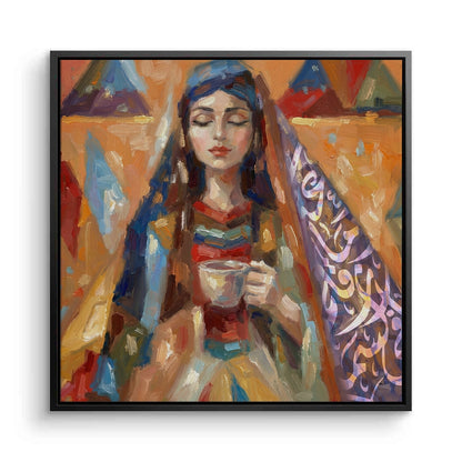 The Quiet Sip - Canvas