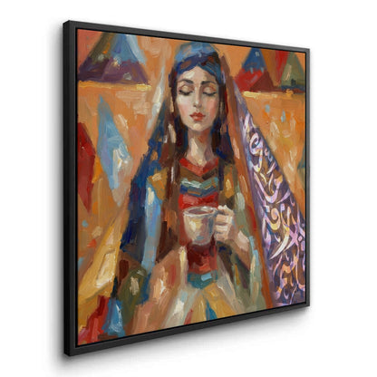 The Quiet Sip - Canvas