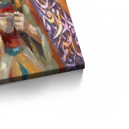 The Quiet Sip - Canvas