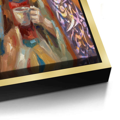 The Quiet Sip - Canvas