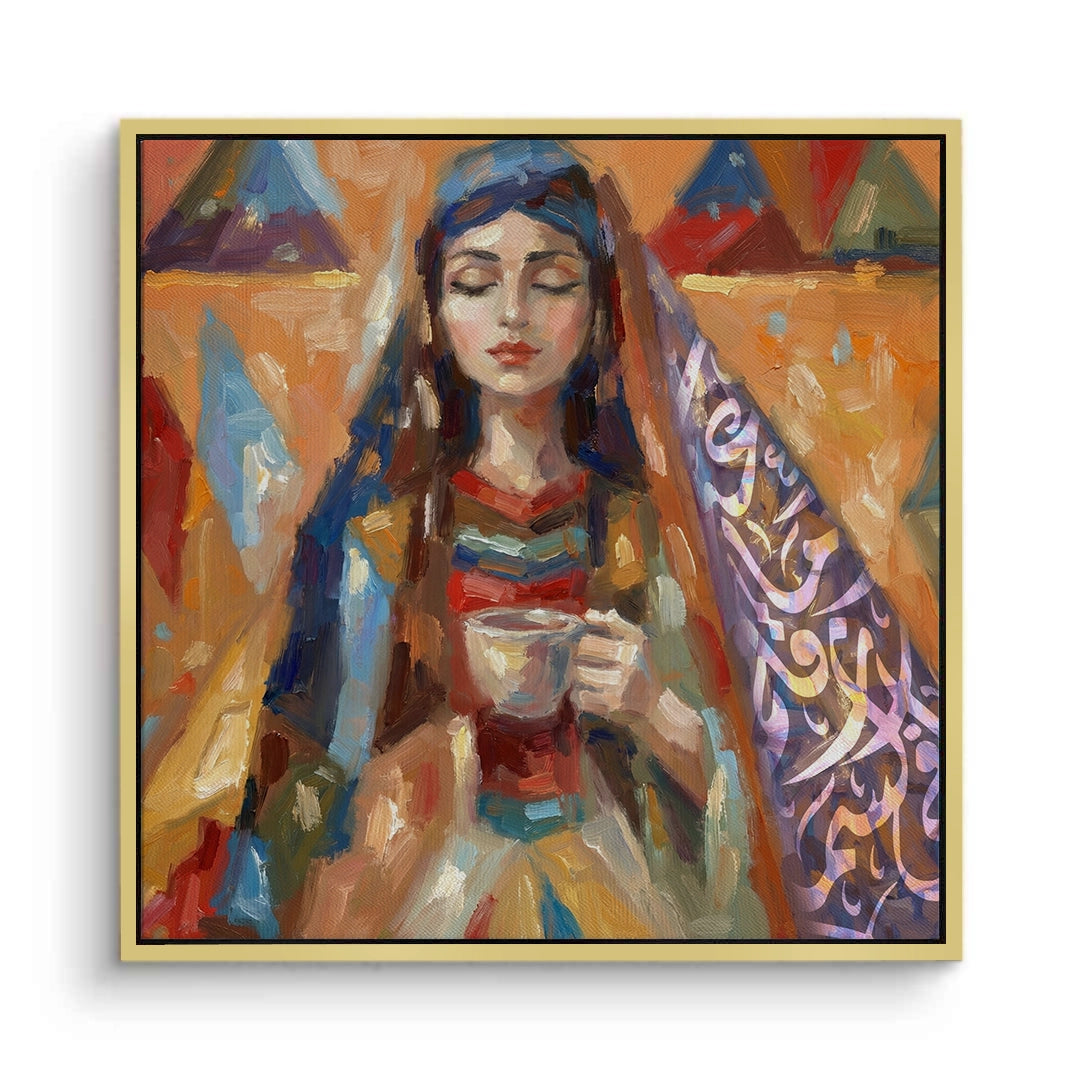 2The Quiet Sip - Canvas